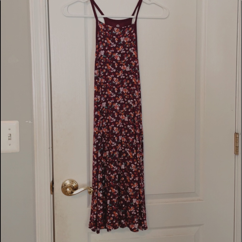 pink flower dress